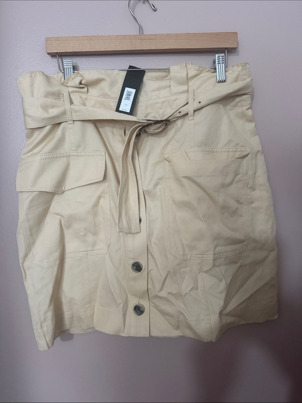 Banana Republic Beige/Tan Mini Skirt with Belt